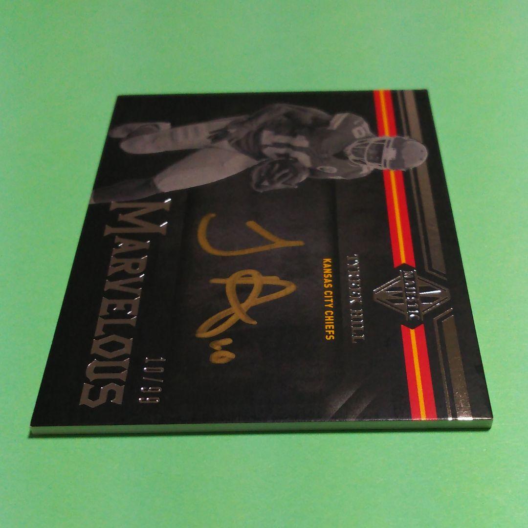 TYREEK HILL　タイリーク ヒル　直書きサインカード　　AUTO　NFL