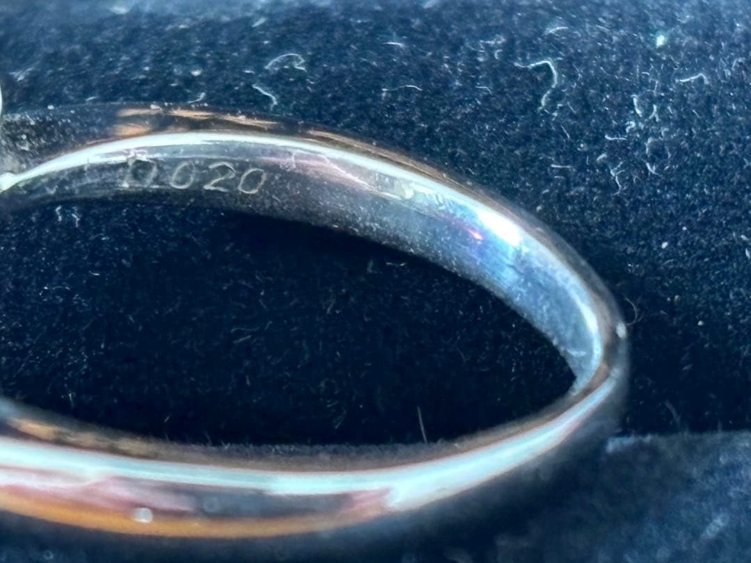 Pt900 指輪　リング　プラチナ　ピンクトリルマン　ダイヤ