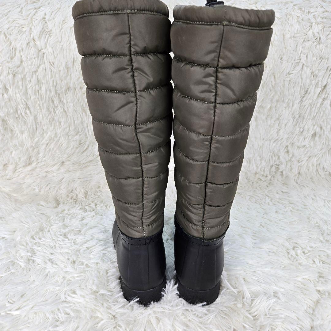 【美品】HUNTER ハンター スノーキルティングブーツ ナイロン 23cm