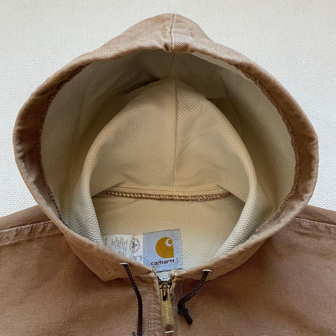 カーハート アクティブジャケット 80s USA製 星タグ ブラウンダック L