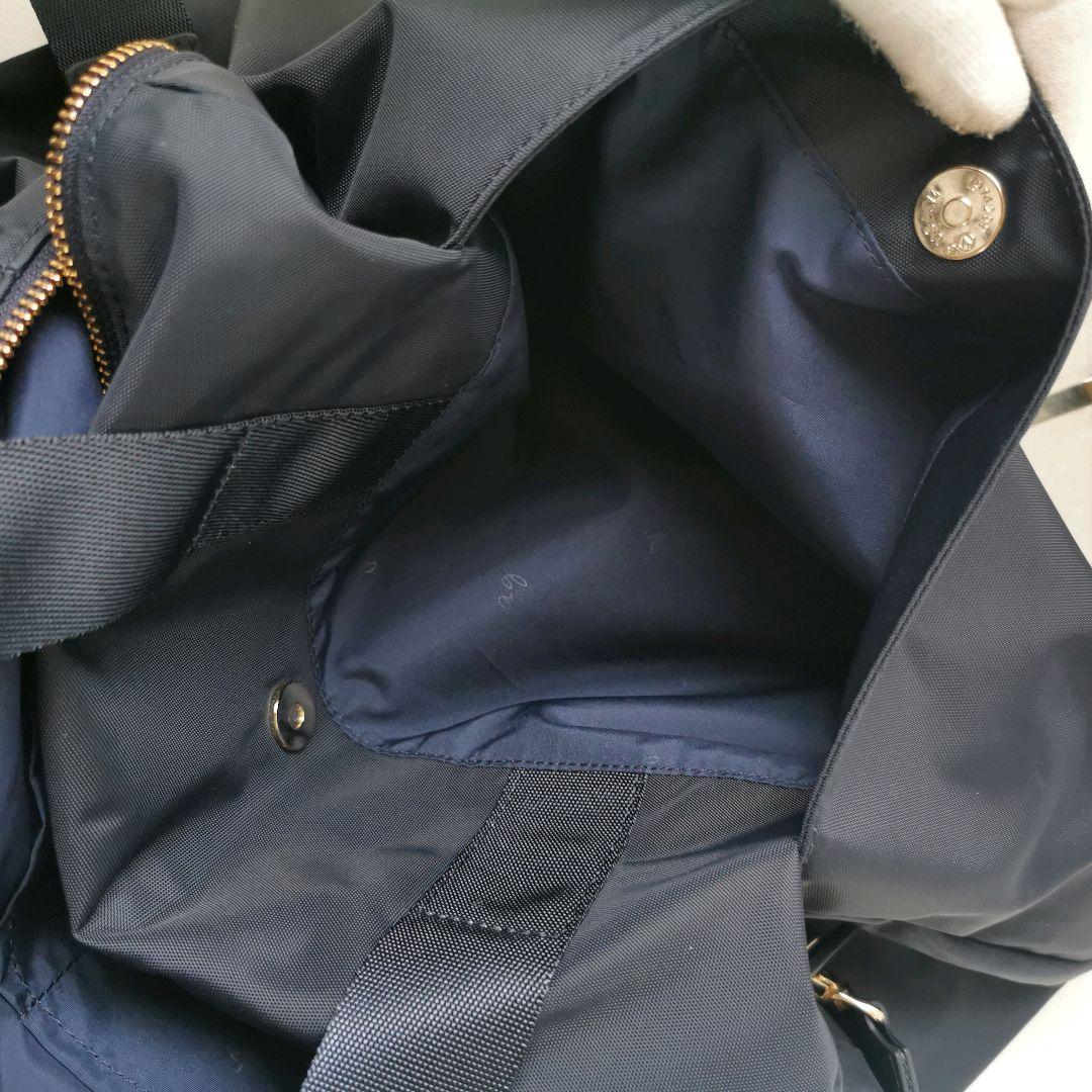 未使用級✨ アニエスベー ボヤージュ ボストンバッグ 2way 南京錠 ネイビー