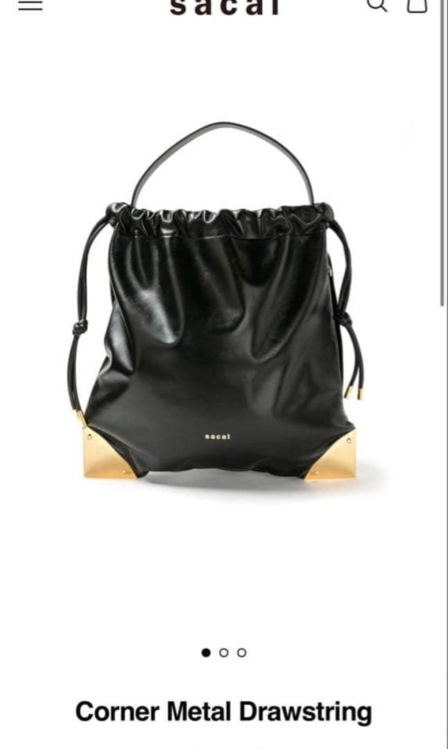 sacai Corner l Drawstring バッグ　バックパック