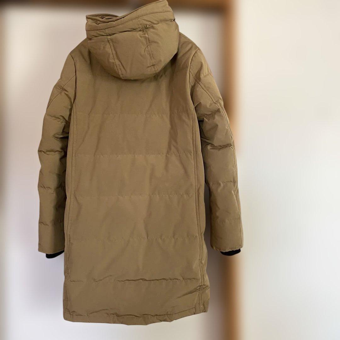 DANTON フード付きダウンコート キャメル 38【L】