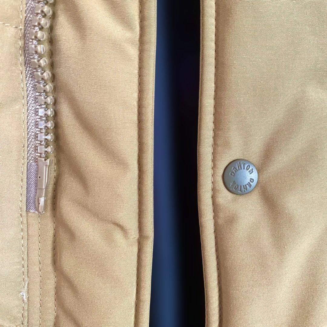 DANTON フード付きダウンコート キャメル 38【L】