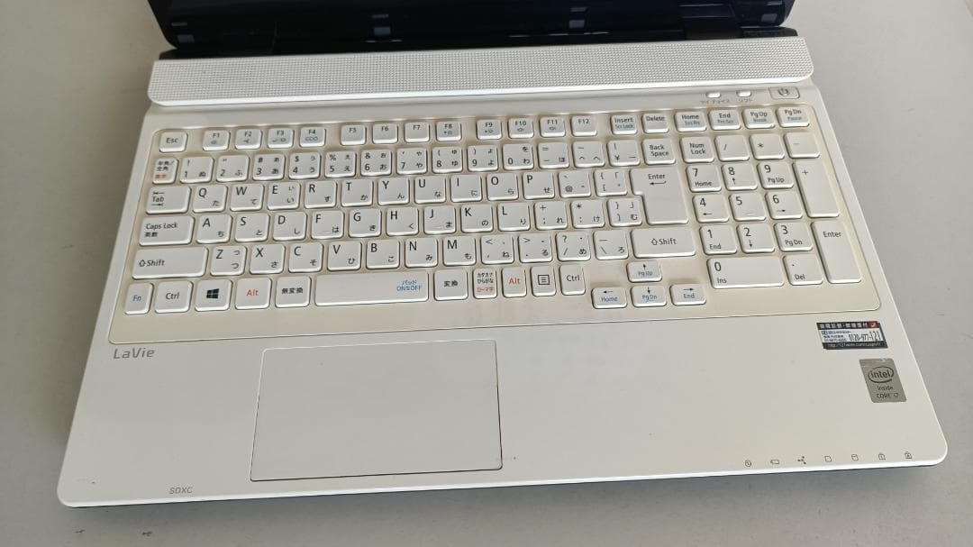 Blu-rayノートパソコンNEC Core i7 SSD128G メモリ8G