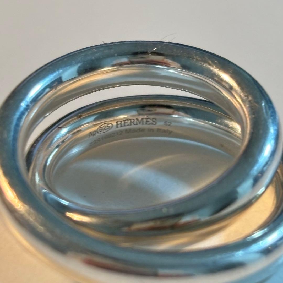 エルメス　シルバー　リング　ヴェルティージュ　52