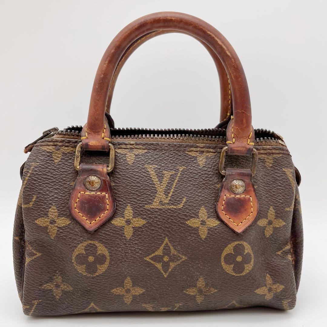 ルイヴィトン　ミニスピーディ　モノグラム　ミニバッグ　ハンドバッグ　難あり