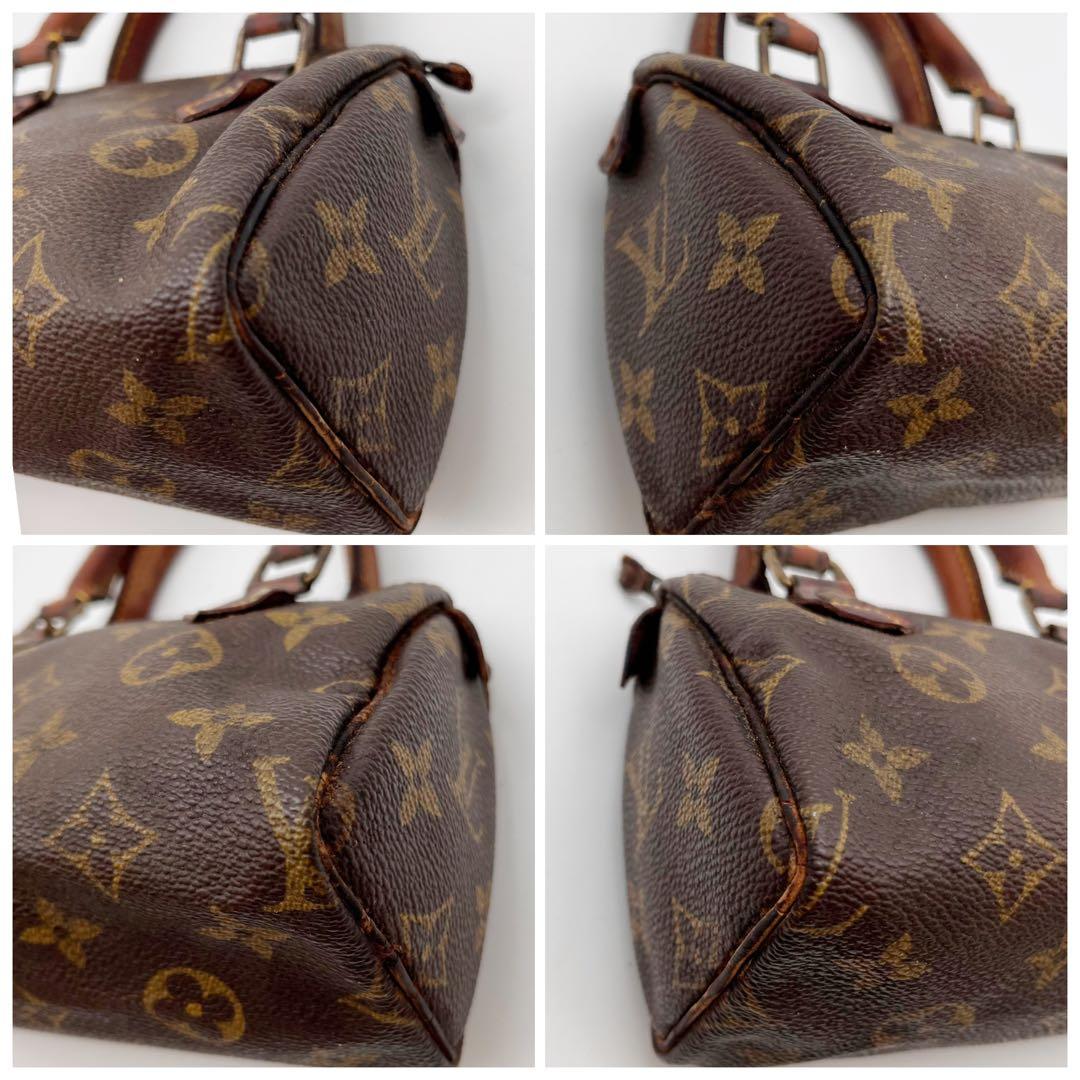 ルイヴィトン　ミニスピーディ　モノグラム　ミニバッグ　ハンドバッグ　難あり