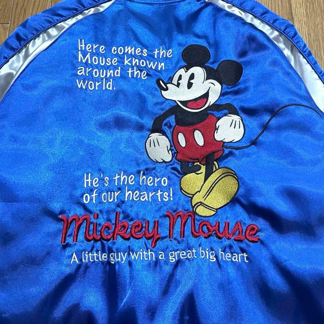 Disney ディズニー ミッキーマウス 刺繍 スカジャン　S