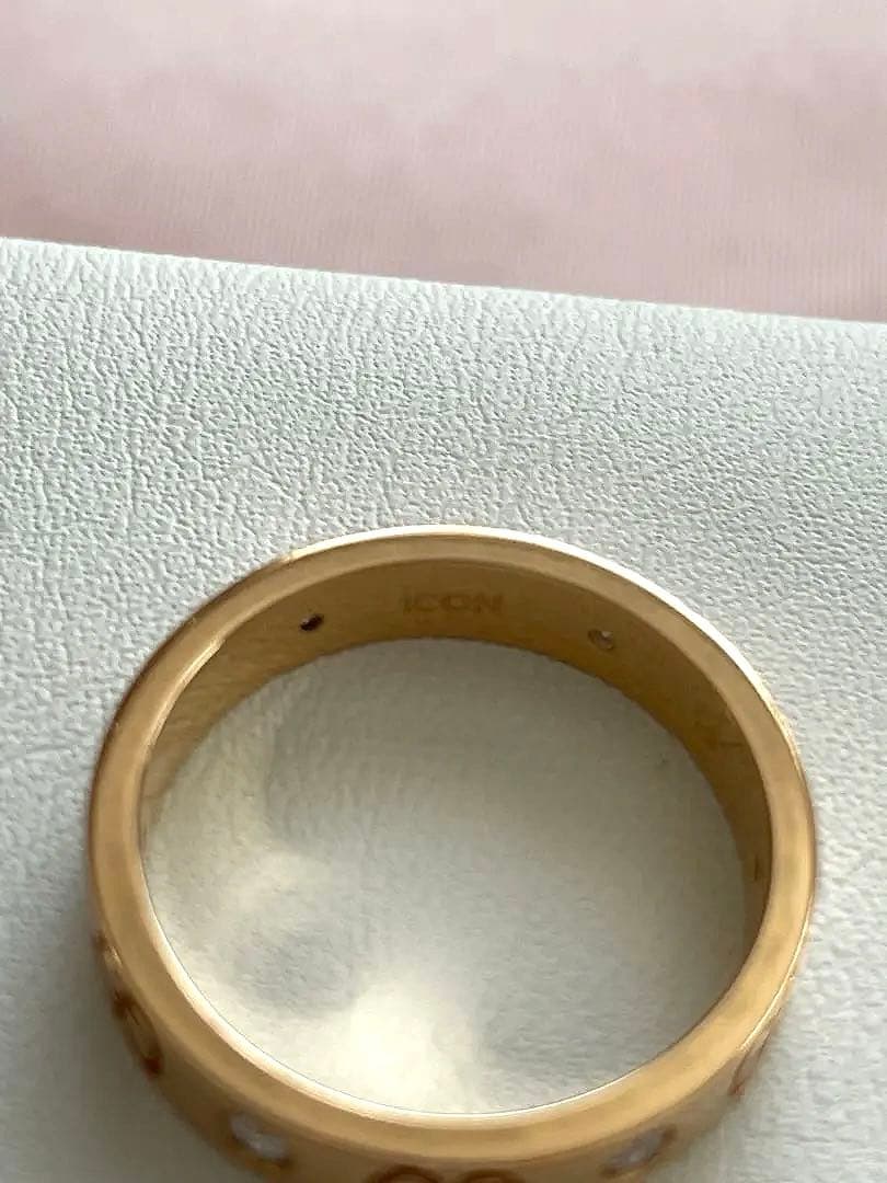 G U C C I アイコンリング ダイヤモンド K18ＰG D 6Ｐ