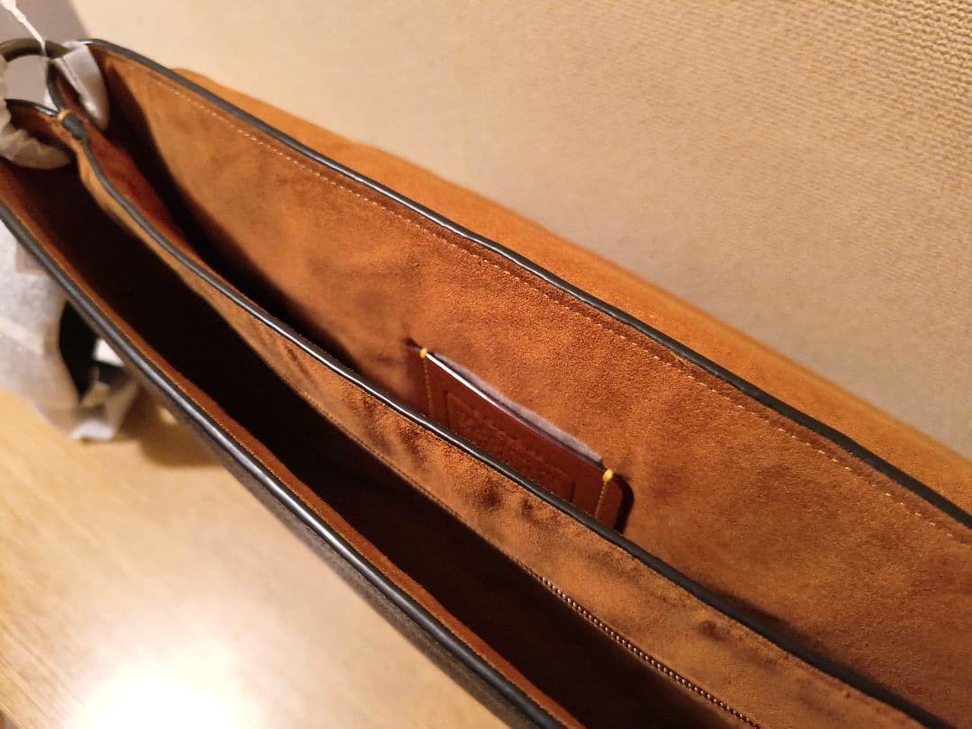 新品 コーチ メッセンジャーバッグ 本革