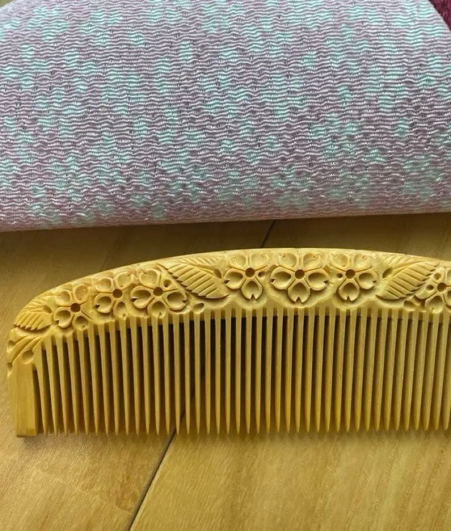 つげ櫛　薩摩つげ櫛　12cm 辻忠商店