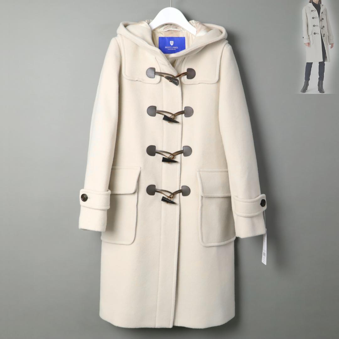 748k新品 ブルーレーベルクレストブリッジ パイルメルトンダッフルコート38