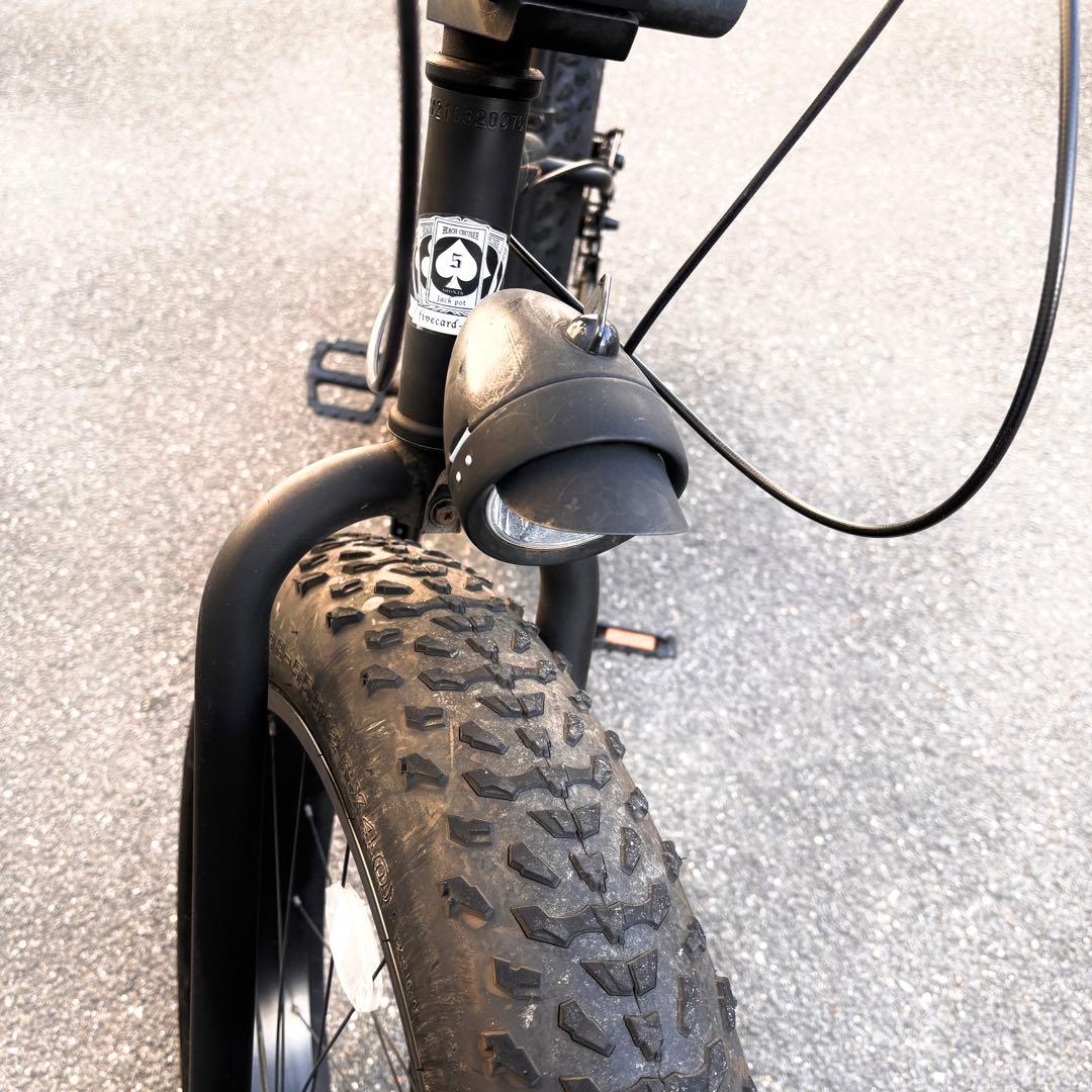 すん蔵ページ！ＢＭＸビーチクルーザー26インチ（マットブラック）