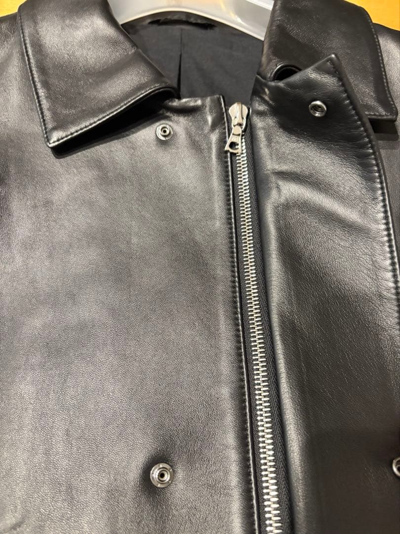 SOPHNET. 24SS LEATHER シープ レザー ジャケット S