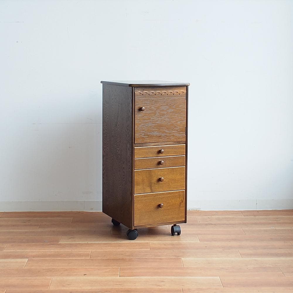 パリの雑貨屋 ジュエリーケース 横幅30cm サイドチェスト キャスター付き