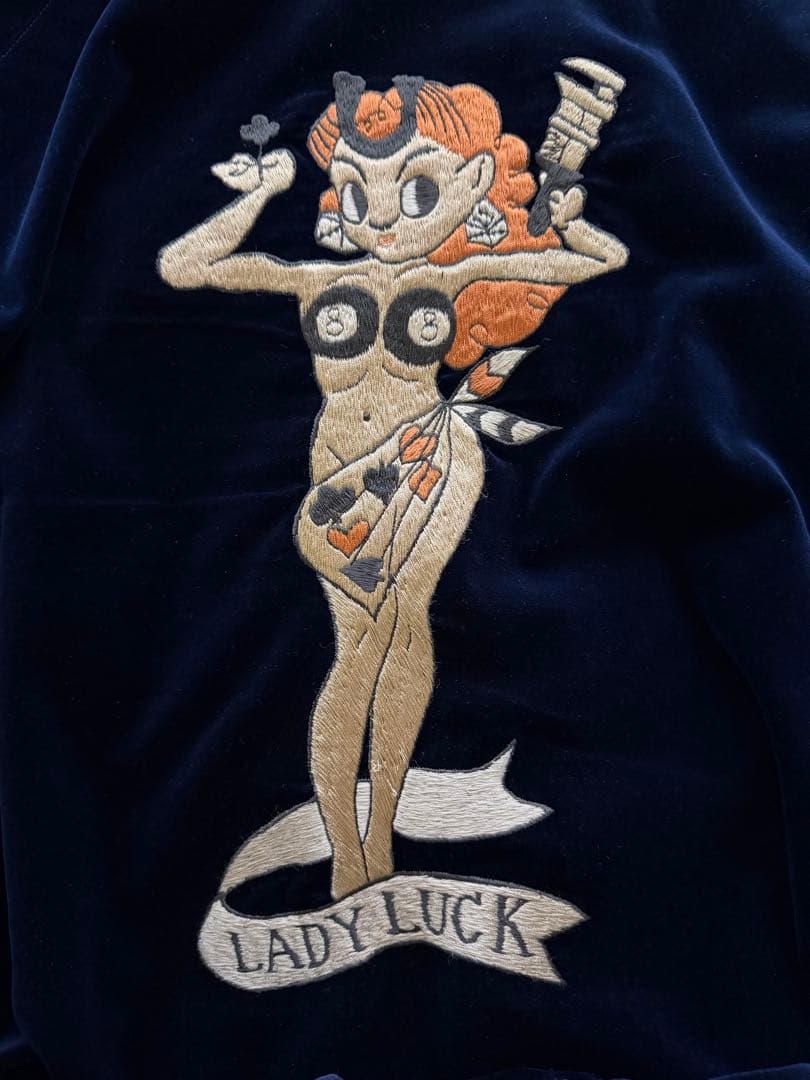 マ*ろ様 東洋 スペシャル スカジャン　CxTxM & 港商 lady luck