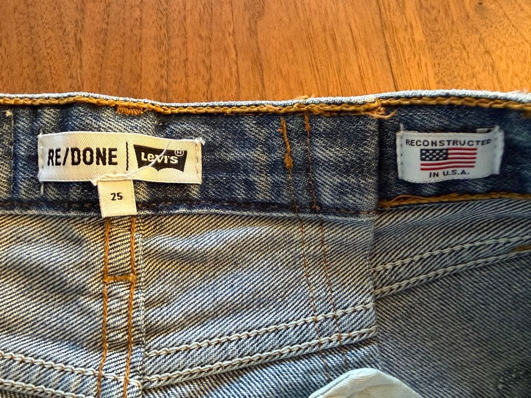 し*ぎ様 Re/Done リダン USA製　ストレートデニム　ロンハーマン購入