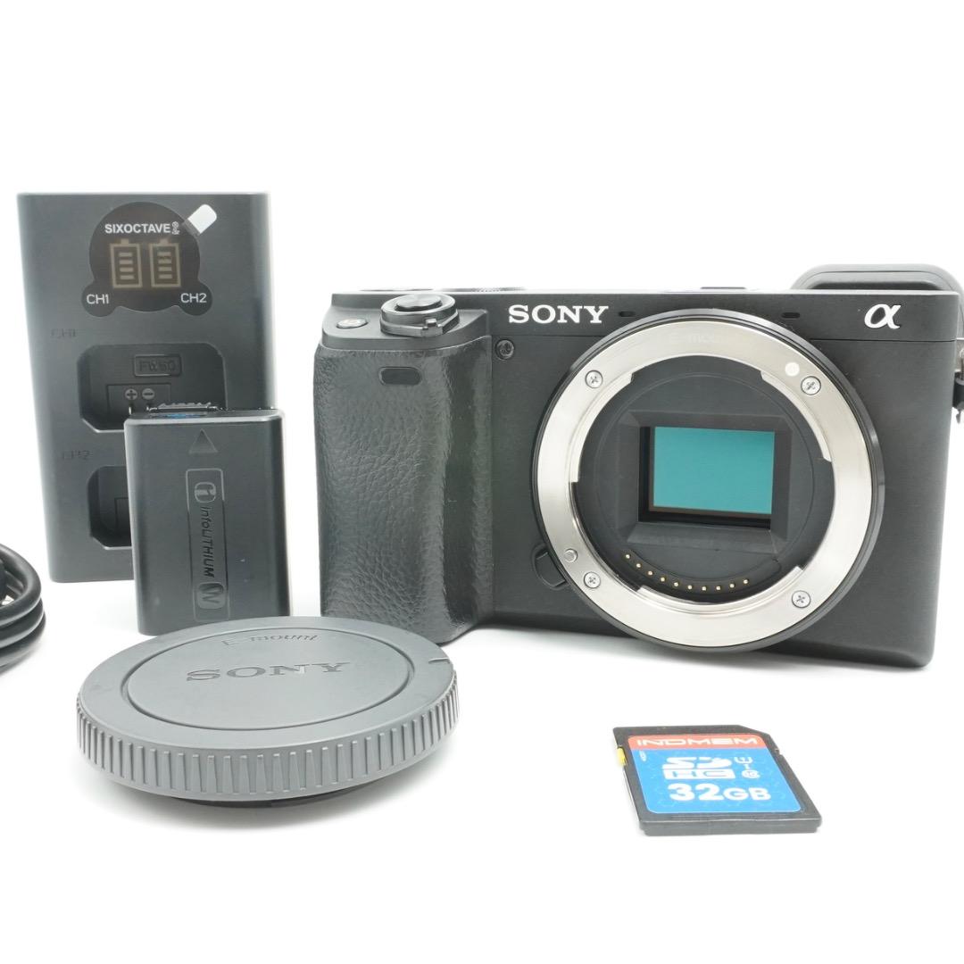 【美品】Sony α6400 ボディ ブラック シャッター回数 4414
