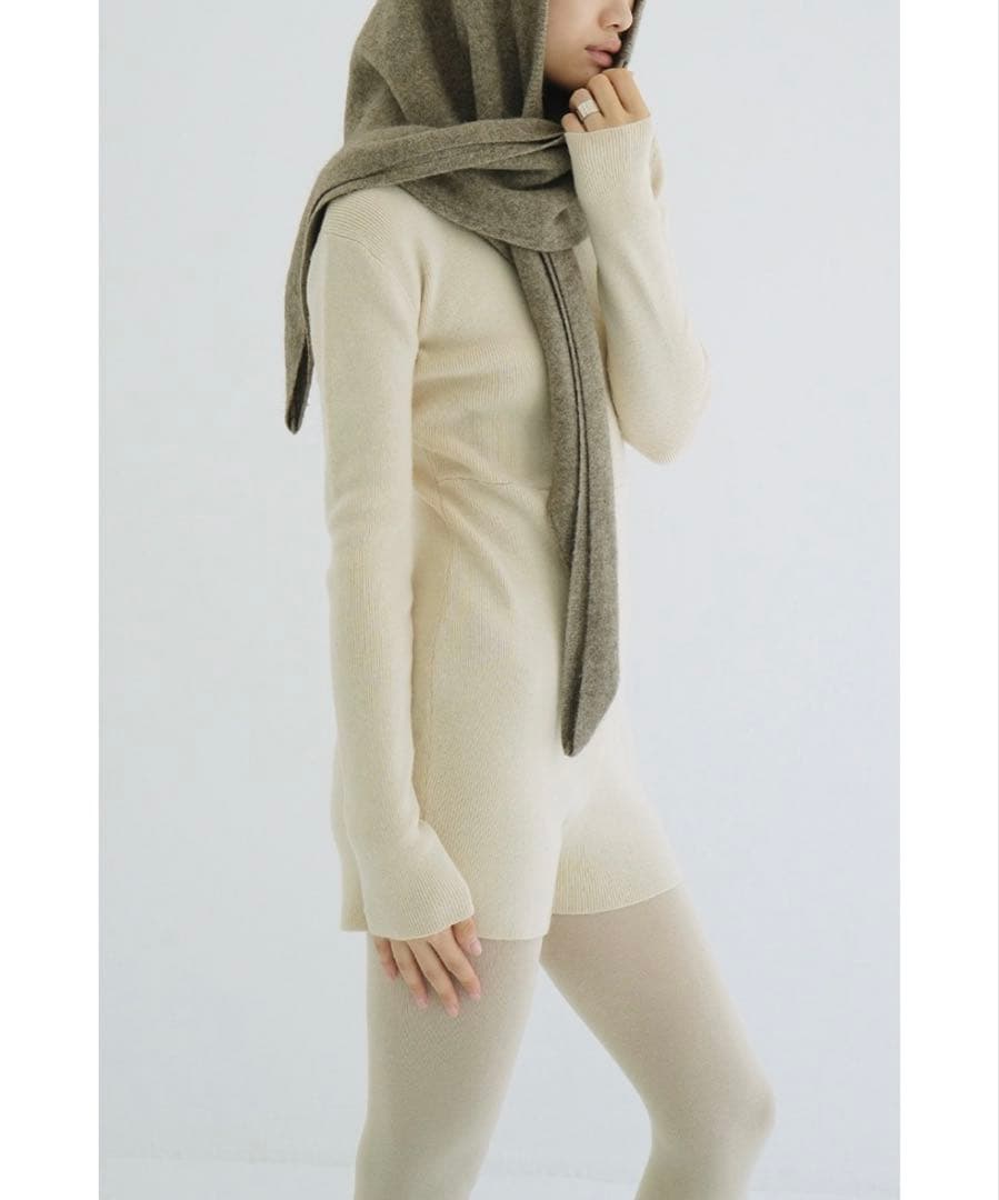 トップス CLANE WOOL SHORT KNIT ALL IN ONE