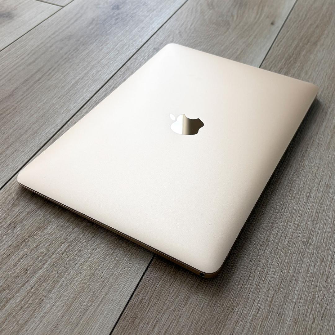 【美品】MacBook12 2017 8GB/256GB ゴールド