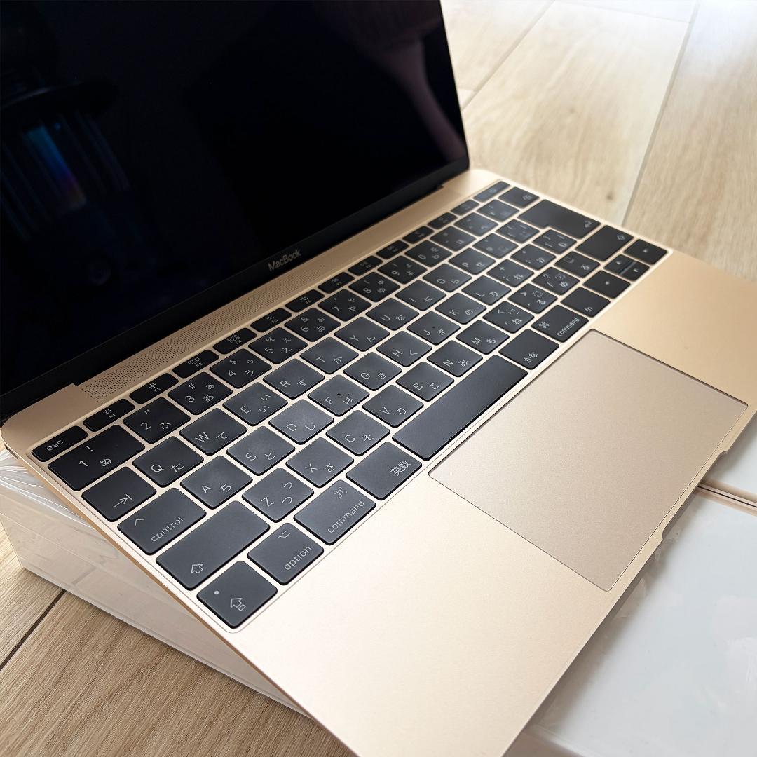 【美品】MacBook12 2017 8GB/256GB ゴールド