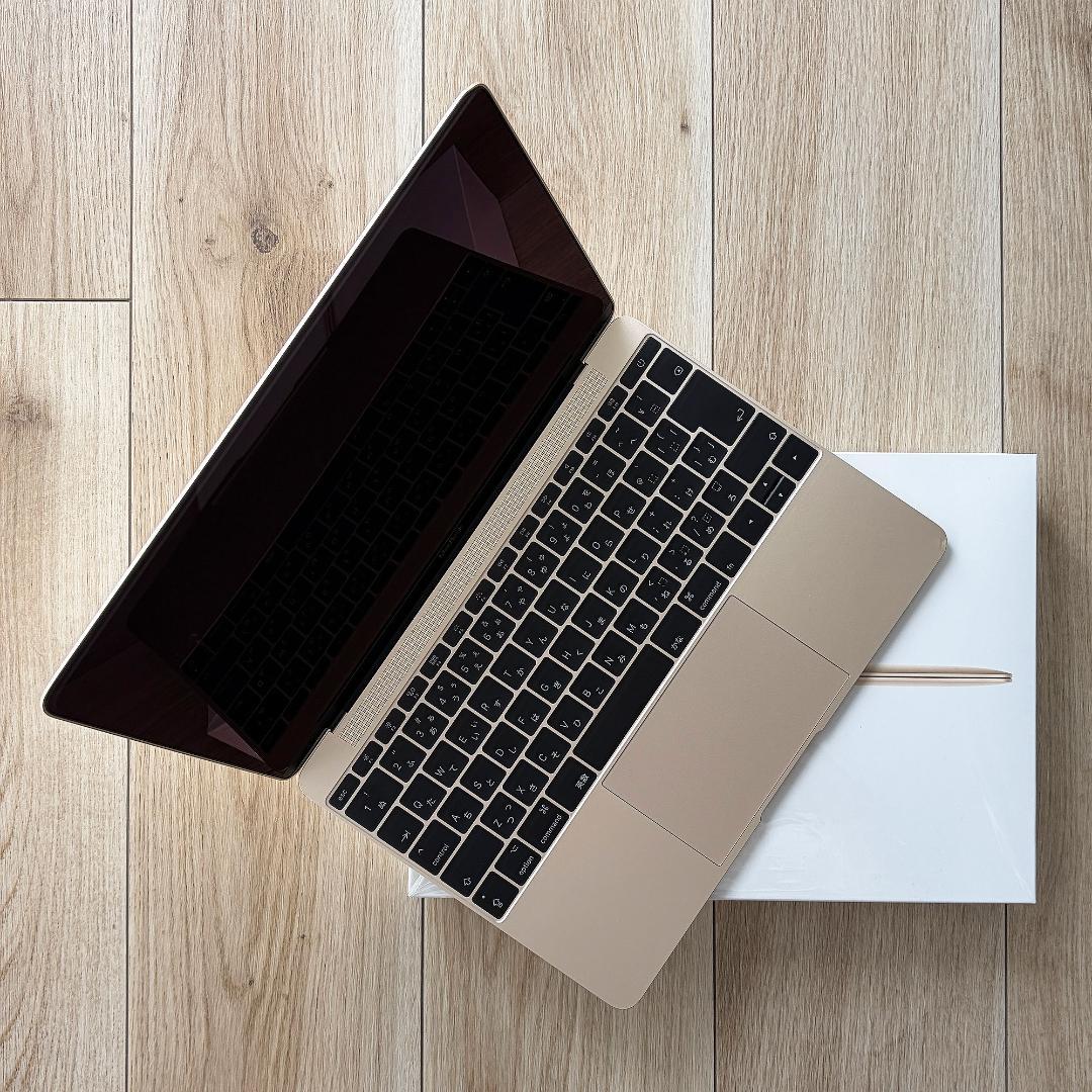 【美品】MacBook12 2017 8GB/256GB ゴールド