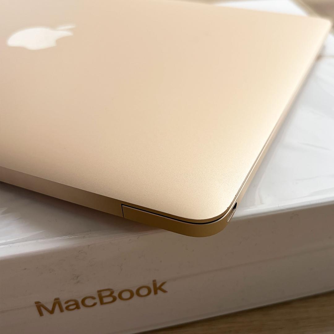【美品】MacBook12 2017 8GB/256GB ゴールド