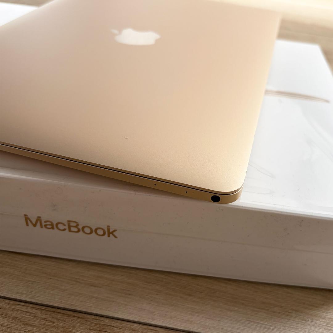 【美品】MacBook12 2017 8GB/256GB ゴールド