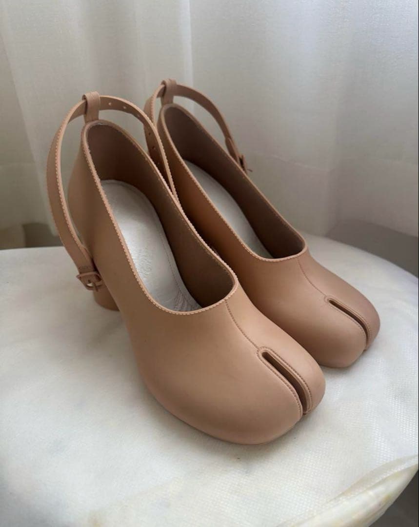 Maison Margiela Tabi ラバー パンプス/24cm 37