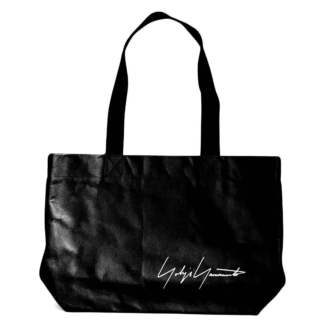 新品未使用 Yohji Yamamoto ヨウジヤマモト レザートートバッグ 黒
