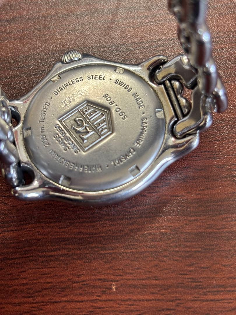 TAG Heuer タグホイヤー S90.806 クオーツ ホワイト文字盤