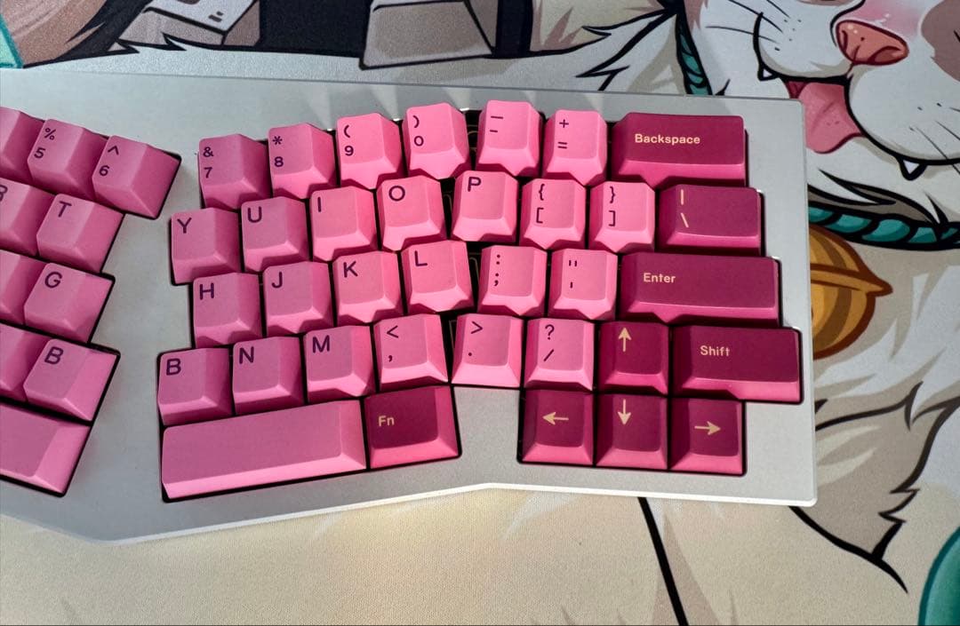 自作キーボード　Alice Spring Owlab sPring Sliver