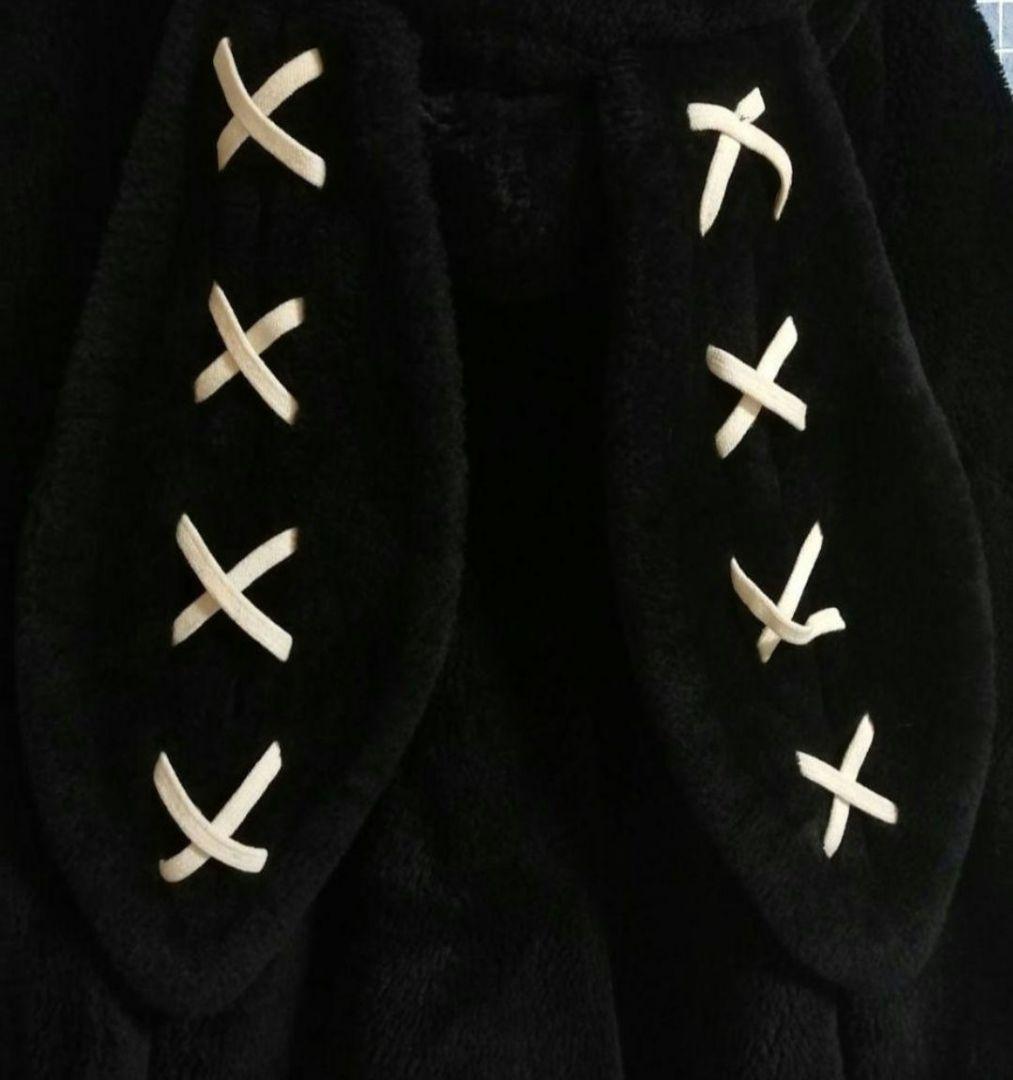 【希少 2期黒 うさ耳 ビッグファー】即完売品 入手困難 レフレム パーカー