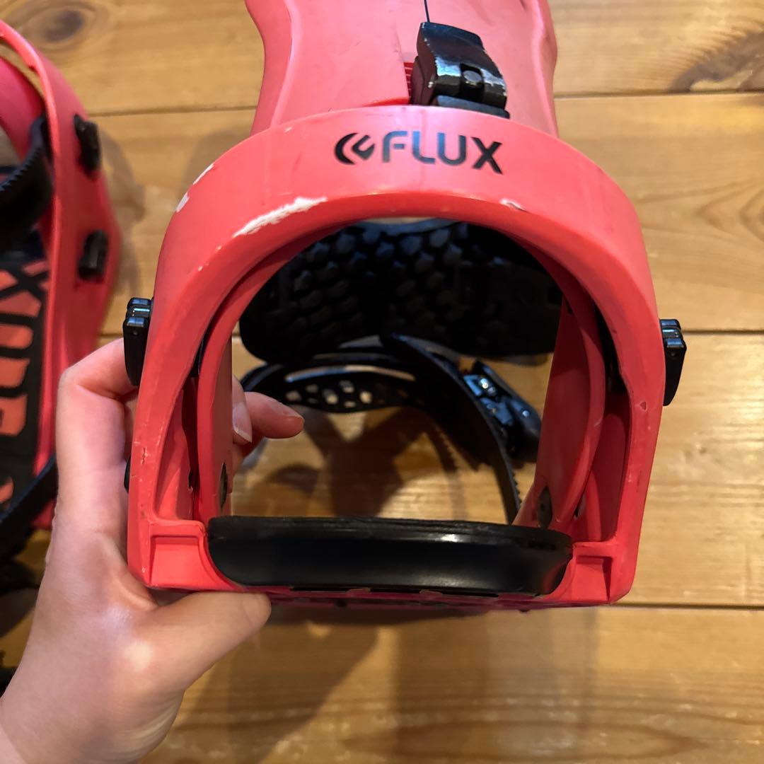 Flux スノーボードビンディング ピンク　S size