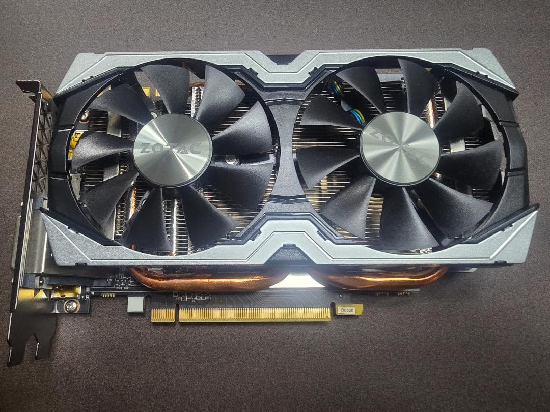 【動作確認済】NVIDIA GeForce GTX1070 8GB ZOTAC