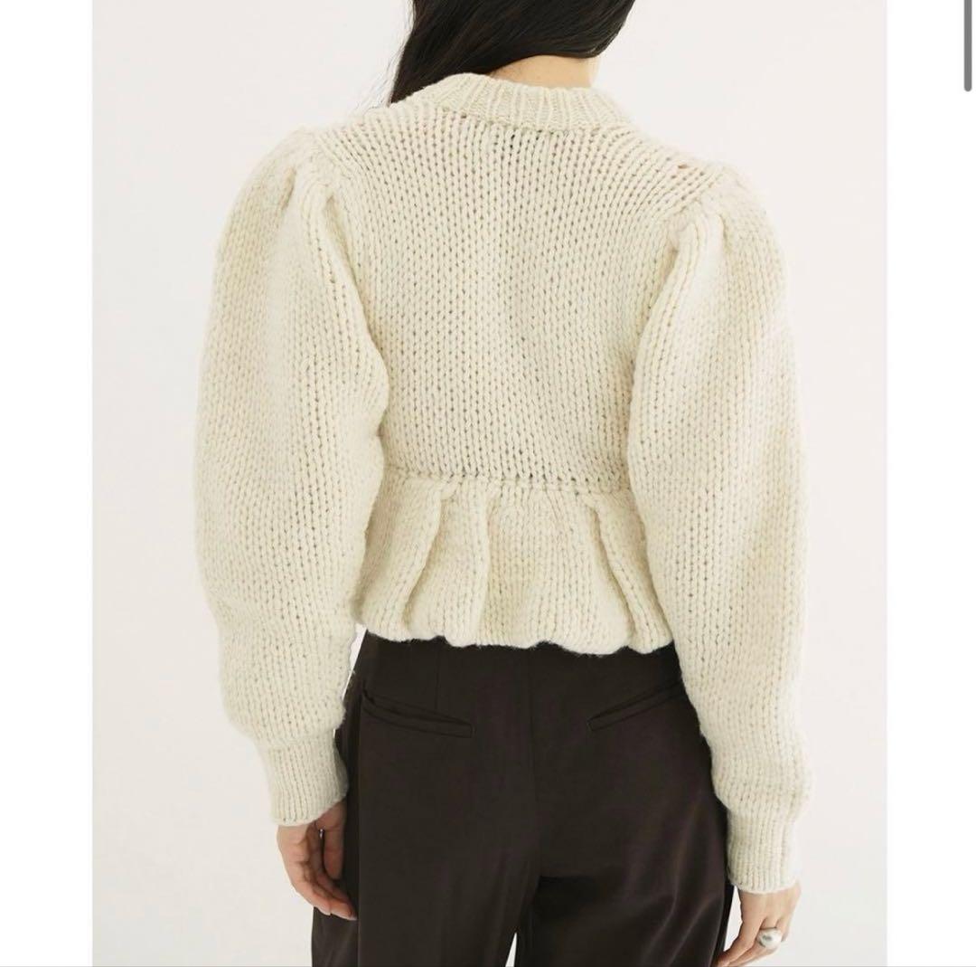 PEPLUM HAND KNIT TOPS サイズ1 正規品タグ付き