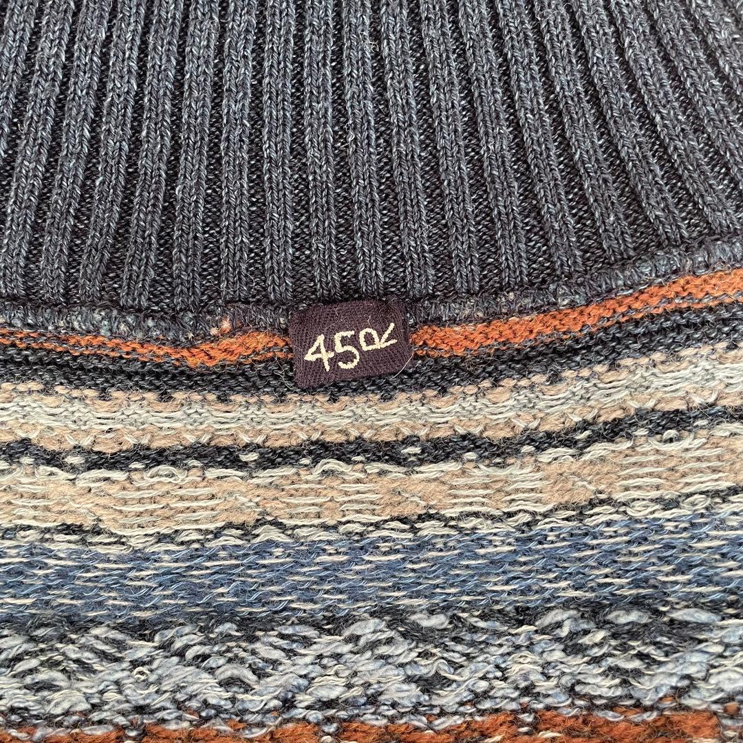 45R ノルディックジャカード 908タートル（インディゴ）