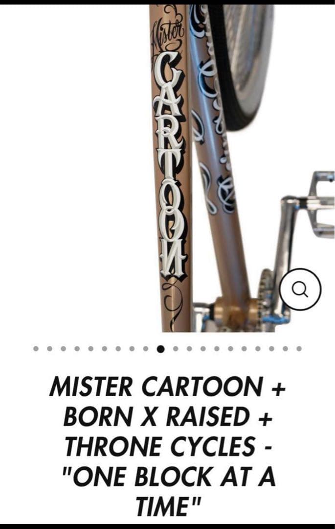 自転車本体 BornxRaised Mr.cartoon Throne CyclesBMX