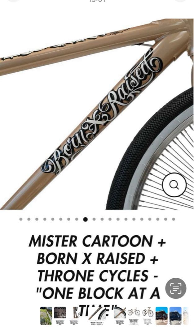 自転車本体 BornxRaised Mr.cartoon Throne CyclesBMX