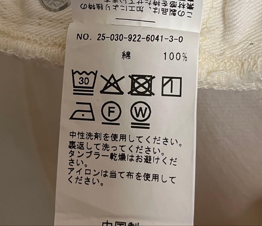 HARNA様Plage R’IAM SUPER LOOSE デニム ホワイト36