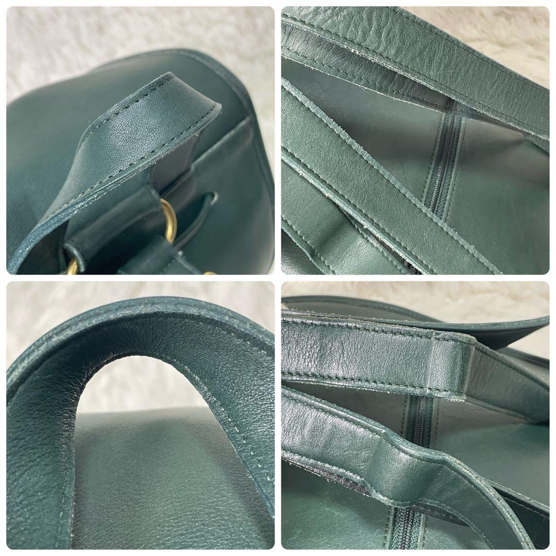 美品 COACH オールドコーチ リュック バックパック 緑 USA製 9943