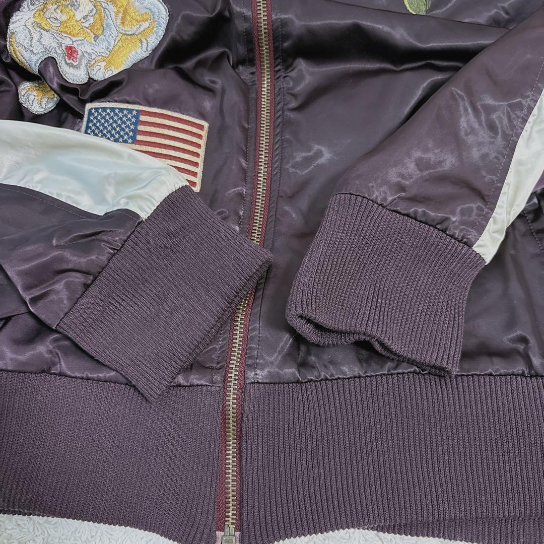 alba　ドルチェ＆ガッバーナ XL 刺繍スカジャン 紫