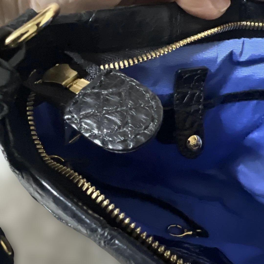 ADMJ マットクロコダイル革　バッグ