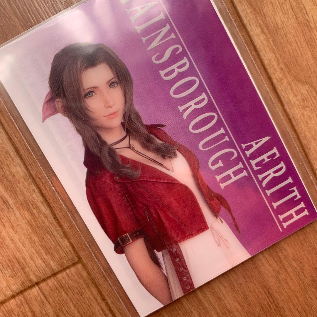 非売品 ファイナルファンタジーVII リメイク エアリス クリアカード