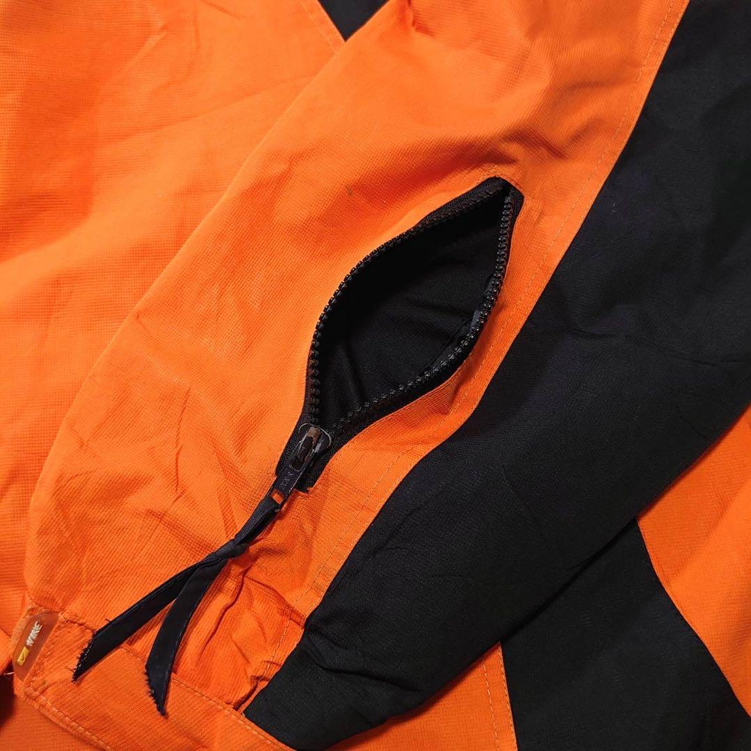90s古着NIKE ACG マウンテンパーカー切替フードオレンジK137