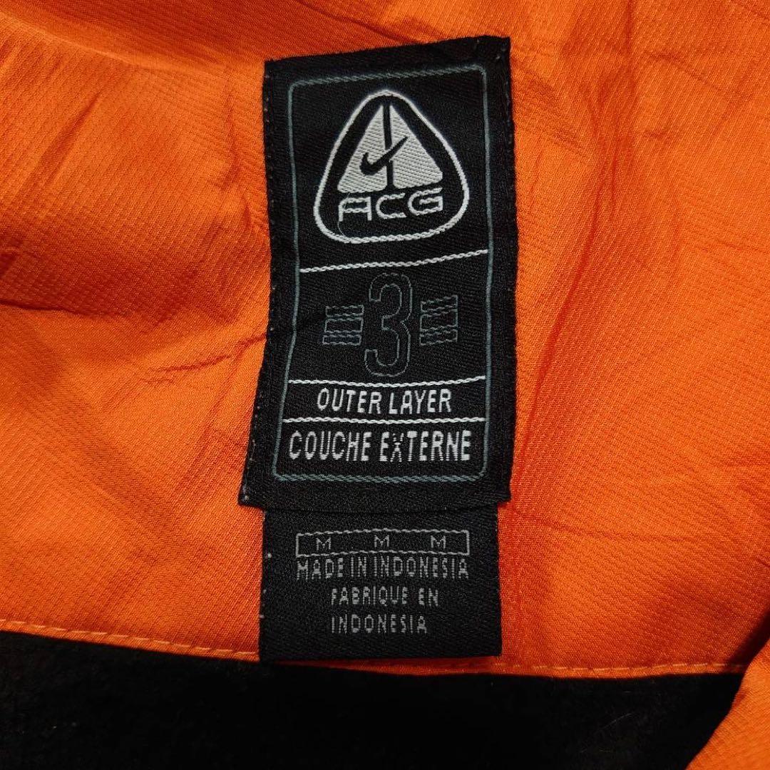 90s古着NIKE ACG マウンテンパーカー切替フードオレンジK137