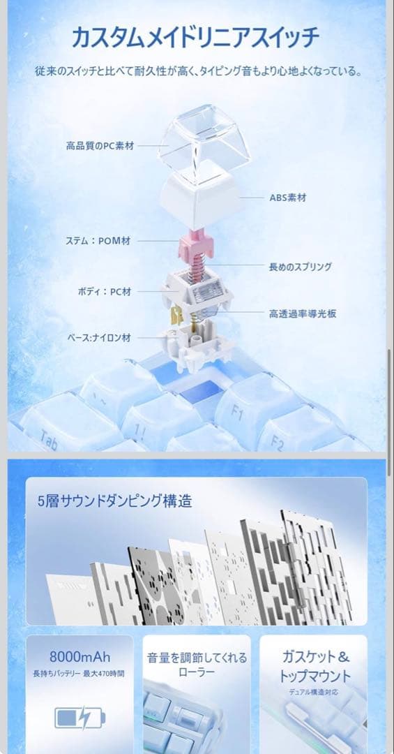 未使用グラバスターMercury K1スペシャルエディションアイスブルー