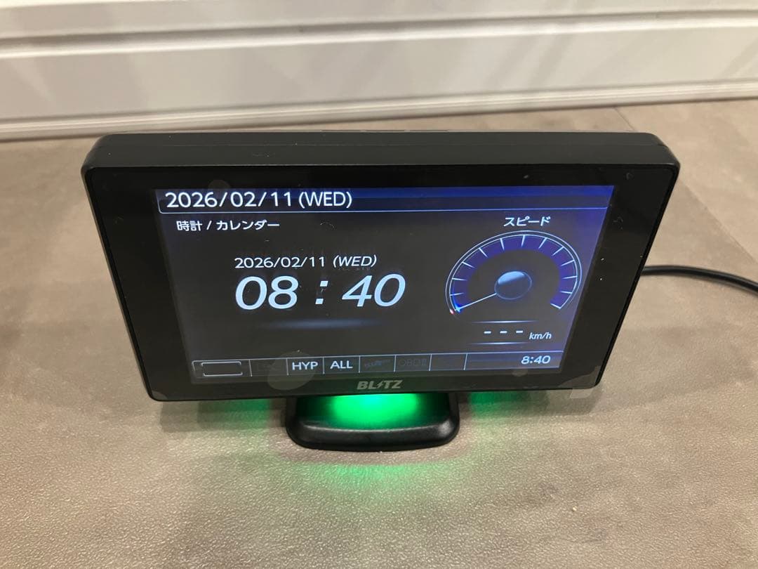 BLITZ TOUCH LASER TL405R レーダー探知機本体 GPS搭載