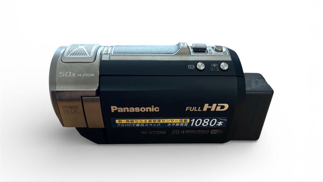 Panasonic フルHDビデオカメラ 50倍ズーム　HC-V720M